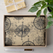 Vintages Nautische Muster Seidenpapier (Geschenk)