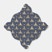 Vintages nautisches Blau und Goldtopus Geschenkschachtel (Ungefaltet)