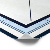 Vintages nautisches Seepferd Poster (Ecke)