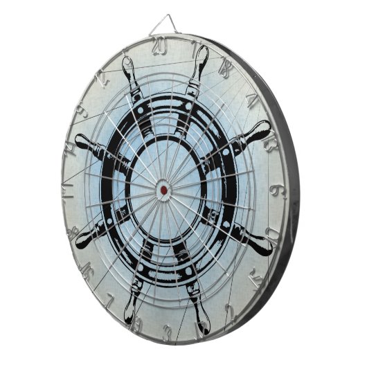 Vintages Navigationsrad Dartscheibe (Vorderseite rechts)