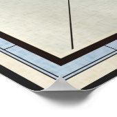 Vintages Navigationsrad Poster (Ecke)