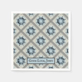 Vintages Navigationsrad Serviette (Vorderseite)