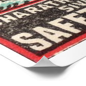 Vintages Navy Cut Travel Poster (Ecke)