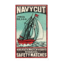 Vintages Navy Cut Travel Poster