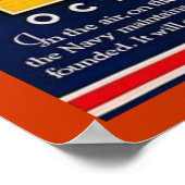 Vintages Navy Day Poster (Ecke)