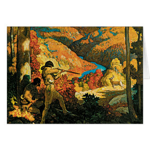 Vintages NC Wyeth Travel Poster in Old Kentucky