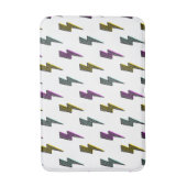 Vintages Neon-Blitz-Muster Badematte (Vorderseite Vertikal)