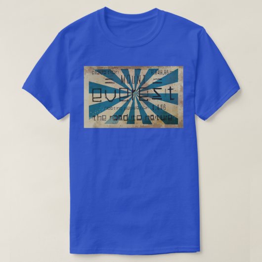 Vintages Nepal-Mount-Schild T-Shirt (Design vorne)