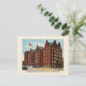 Vintages neues Amsterdam Hotel Cleveland OH Postca Postkarte (Stehend Vorderseite)