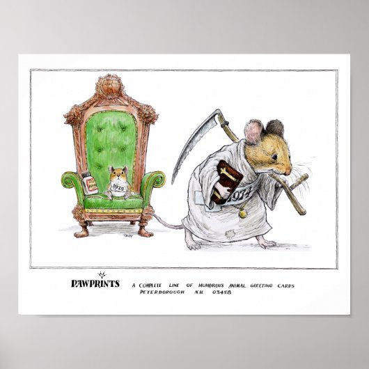 Vintages neues Jahr 1975 Poster (Vorne)