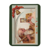 Vintages neues Jahr Magnet (Vertikal)