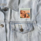 Vintages neues Mexiko Button (Beispiel)