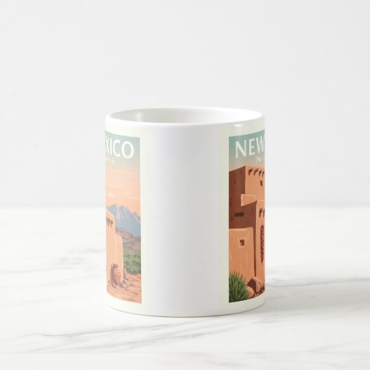Vintages neues Mexiko Kaffeetasse (Mittel)