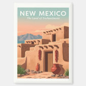 Vintages neues Mexiko Magnet (Vorderseite)