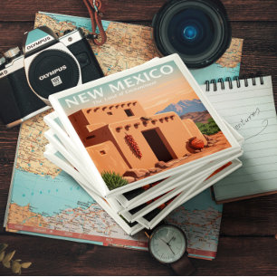 Vintages neues Mexiko Magnet