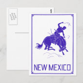 Vintages neues Mexiko Postkarte (Vorne/Hinten)
