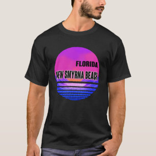 Vintages neues Smyrna Beach Vaporwave Florida T-Shirt