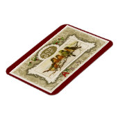 Vintages Neujahr Magnet (Linke Seite)