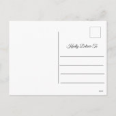 Vintages Neujahrsfest Feiertagspostkarte (Rückseite)