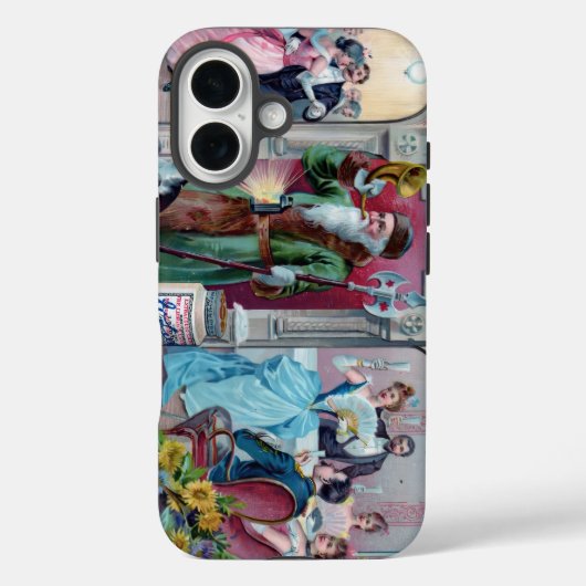 Vintages Neujahrsfest: Liebig-Werbung Case-Mate iPhone Hülle (Rückseite)