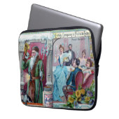 Vintages Neujahrsfest: Liebig-Werbung Laptopschutzhülle (Vorderseite Links)