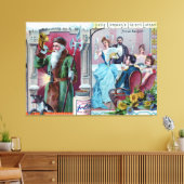 Vintages Neujahrsfest: Liebig-Werbung Leinwanddruck (Insitu (Wohnzimmer))