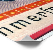 Vintages Neujahrsfest: Liebig-Werbung Poster (Ecke)