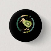 Vintages Neuseeland Kiwi Button (Vorderseite)