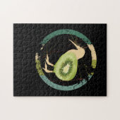 Vintages Neuseeland Kiwi Puzzle (Horizontal)