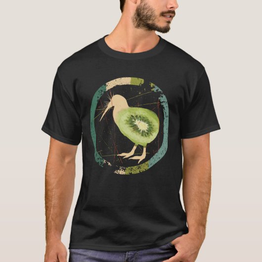 Vintages Neuseeland Kiwi T-Shirt (Vorderseite)