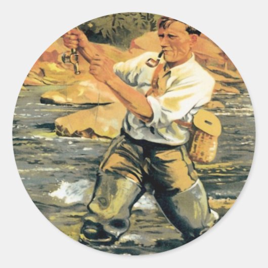 Vintages Neuseeland Runder Aufkleber (Vorderseite)