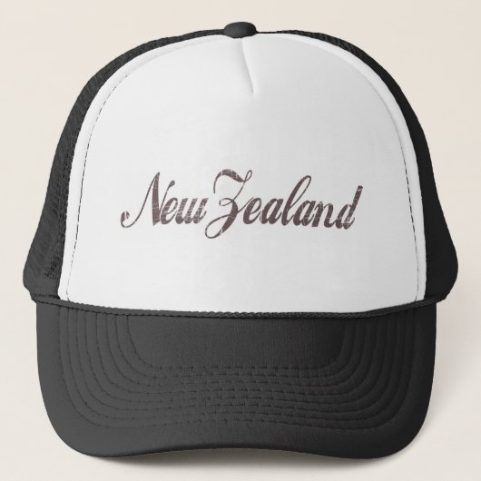 Vintages Neuseeland Truckerkappe (Vorderseite)