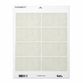 Vintages neutrales Pergament Vorlage für antikes P (Vorne)