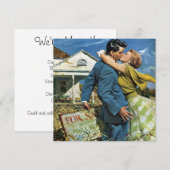 Vintages New House, Adresswechsel Ankündigung (Vorne/Hinten)