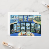 Vintages New Jersey Karte (Vorderseite/Rückseite Beispiel)