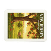 Vintages New Jersey Magnet (Horizontal)