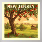Vintages New Jersey Poster (Vorne)