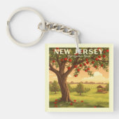 Vintages New Jersey Schlüsselanhänger (Vorderseite)