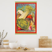 Vintages New Orleans Gartenanlagen und Gärten Poster (Küche)