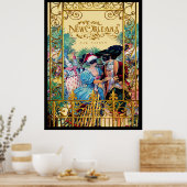 Vintages New Orleans Poster (Küche)