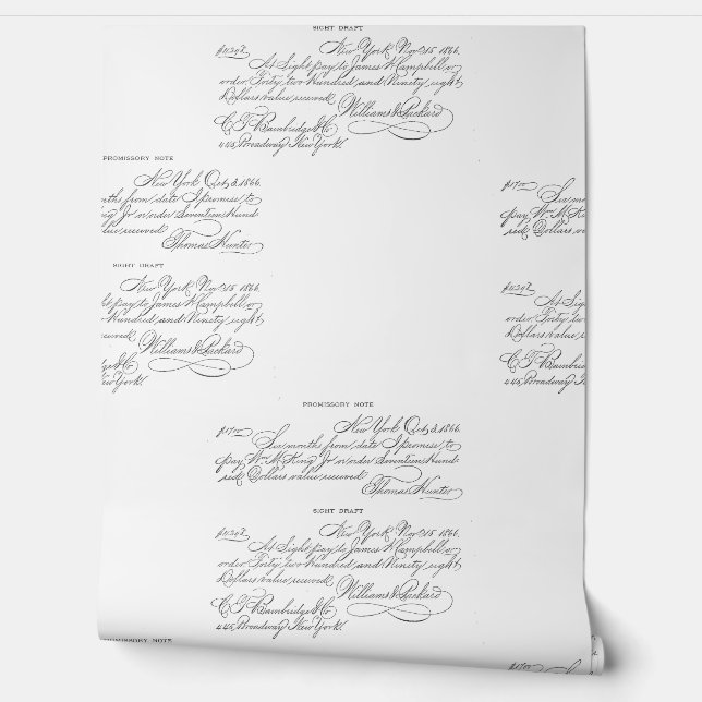 Vintages New York Business Office Tapete (Abrollen)