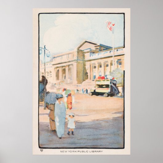 Vintages New York City Poster (Vorne)