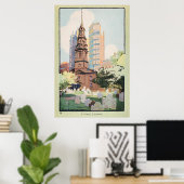 Vintages New York City Poster (Heimbüro)