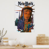 Vintages New York City Poster (Küche)