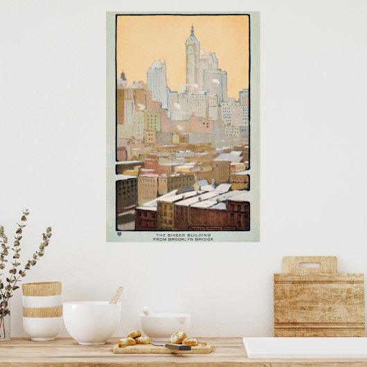 Vintages New York City Poster (Küche)