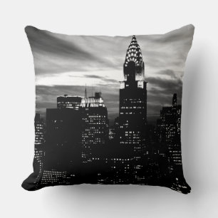 Vintages New York City Throw Kissen