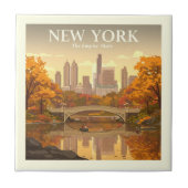 Vintages New York Fliese (Vorderseite)