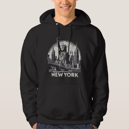 Vintages New York Hoodie (Vorderseite)