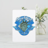 Vintages New York-Liberty-Logo (Stehend Vorderseite)