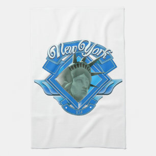 Vintages New York-Liberty-Logo Geschirrtuch